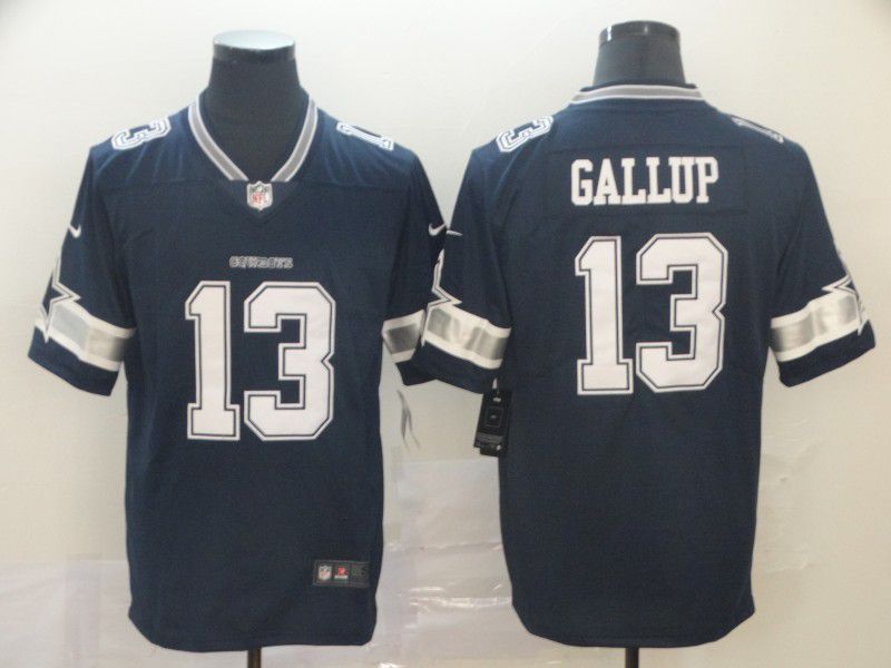 Men Dallas cowboys #13 Gallup Blue Nike Vapor Untouchable Limited Player NFL Jerseys->women nfl jersey->Women Jersey